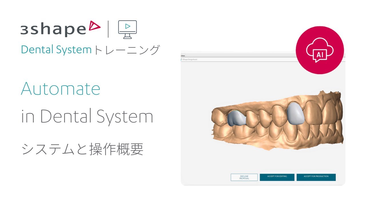 Automate in Dental System2024 （操作概要とアップロード手順）