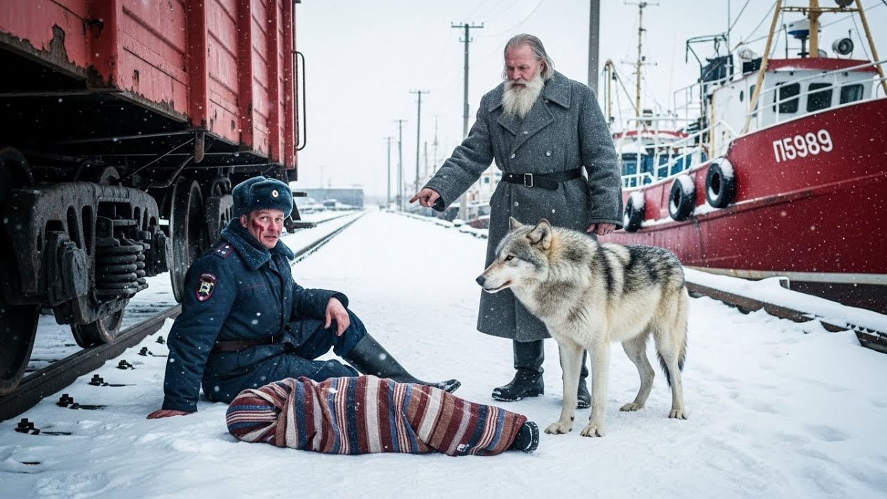 Бездомный и волчица находят в снегу связанного полицейского и младенца — и тут происходит чудо
