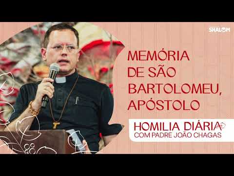 Homily for the Memorial of Saint Bartholomew, Apostle | Fr. João Chagas | 08/23/2026