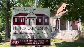 Pioneer Village/ other historic buildings at the Wayne County Historical Museum. Richmond, Indiana.