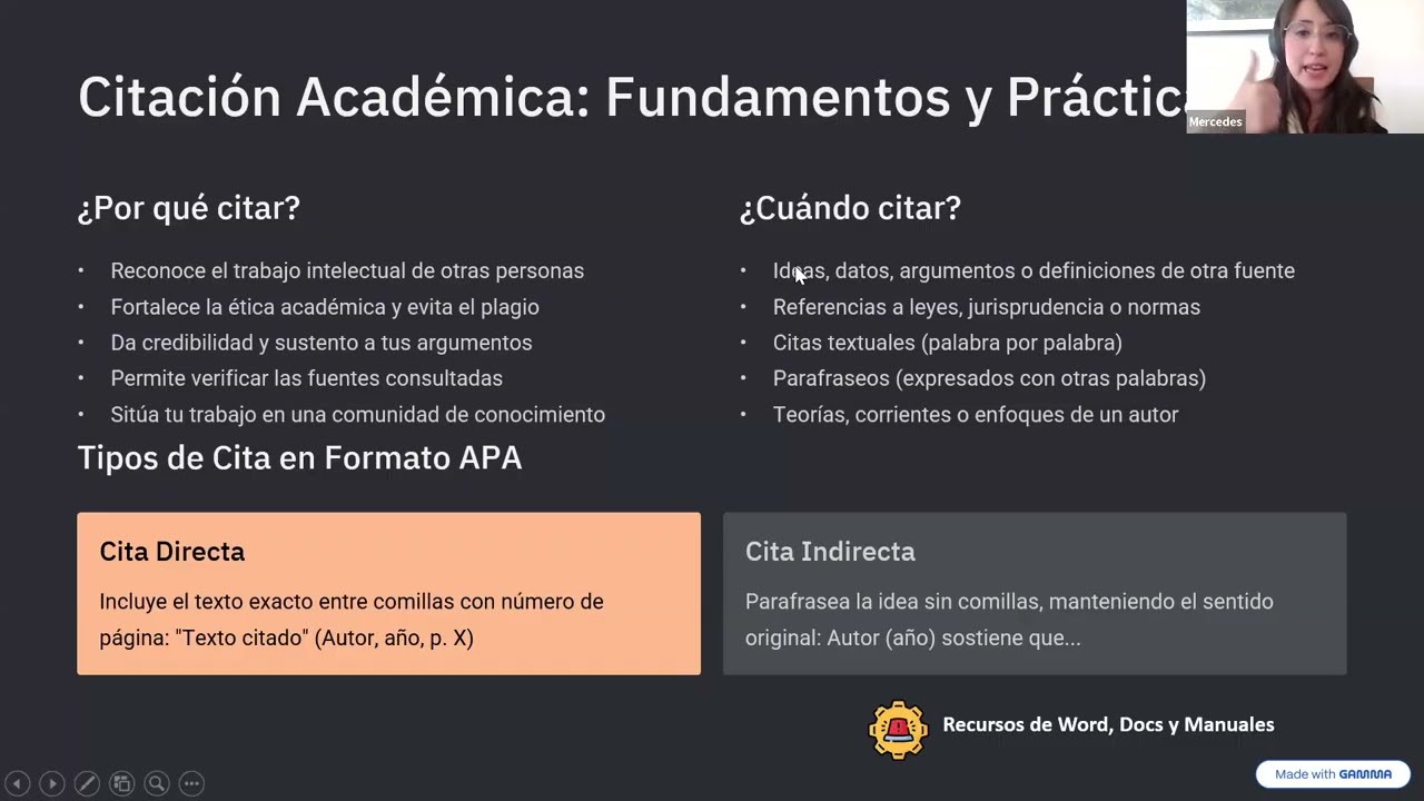 Ejemplos reales sobre cómo citar correctamente