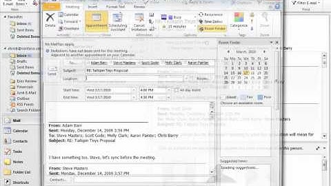 Outlook 2010 QuickSteps