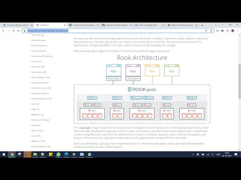 Installing rook ceph test cluster single node kubernetes cluster for development purpose