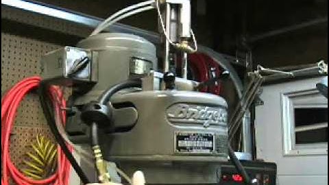 Bridgeport power draw bar