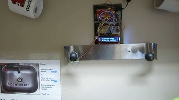 Dirty Dish Sensor. Arduino (Sparkfun Redboard), LCD, PIR Sensor. Beta Draft.