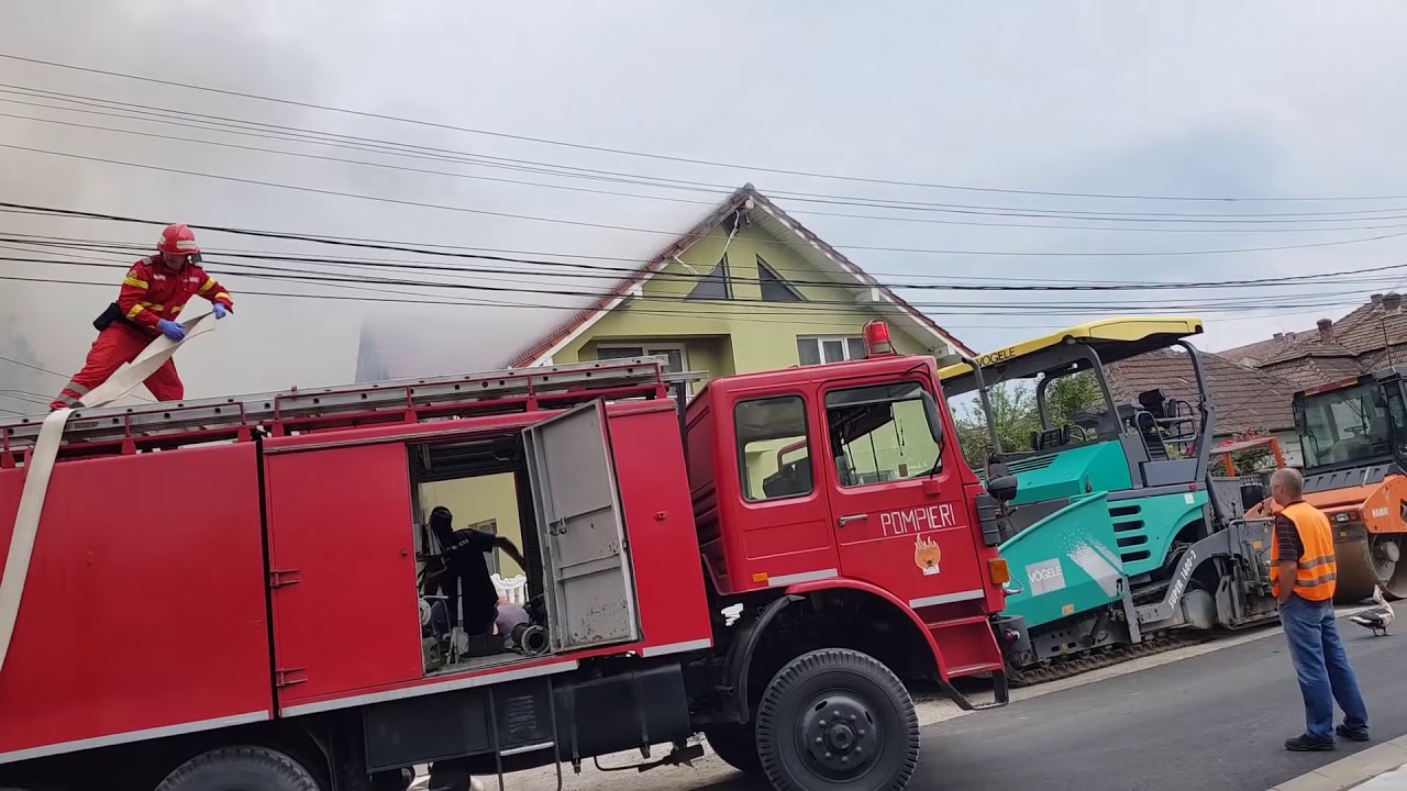Incendiu Aiud - Strada Teilor 03.06.2018