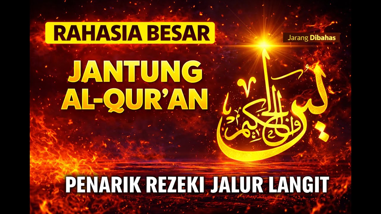 RAHASIA JANTUNG AL-QUR’AN !! Pembuka Rezeki Jalur Langit, Rezeki Datang Tanpa Disangka | Yasin Merdu