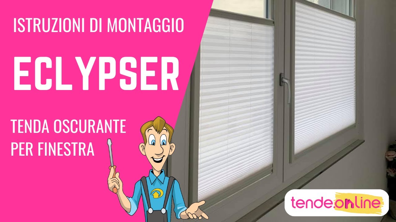 Tenda oscurante per finestra Eclypser efficace in 3 secondi