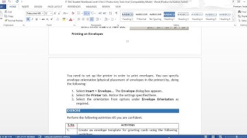 12  IT/ITES  WORD PROCESSING Creating Envelopes BY MANOJ KUMAR
