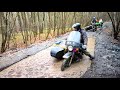 мотоциклы урал - днепр зимой в лесу