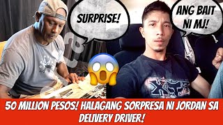 DELIVERY DRIVER NA NAWALAN NG TRABAHO SINORPRESA NI MICHAEL JORDAN NG P 50 MILLION HALAGANG REGALO!