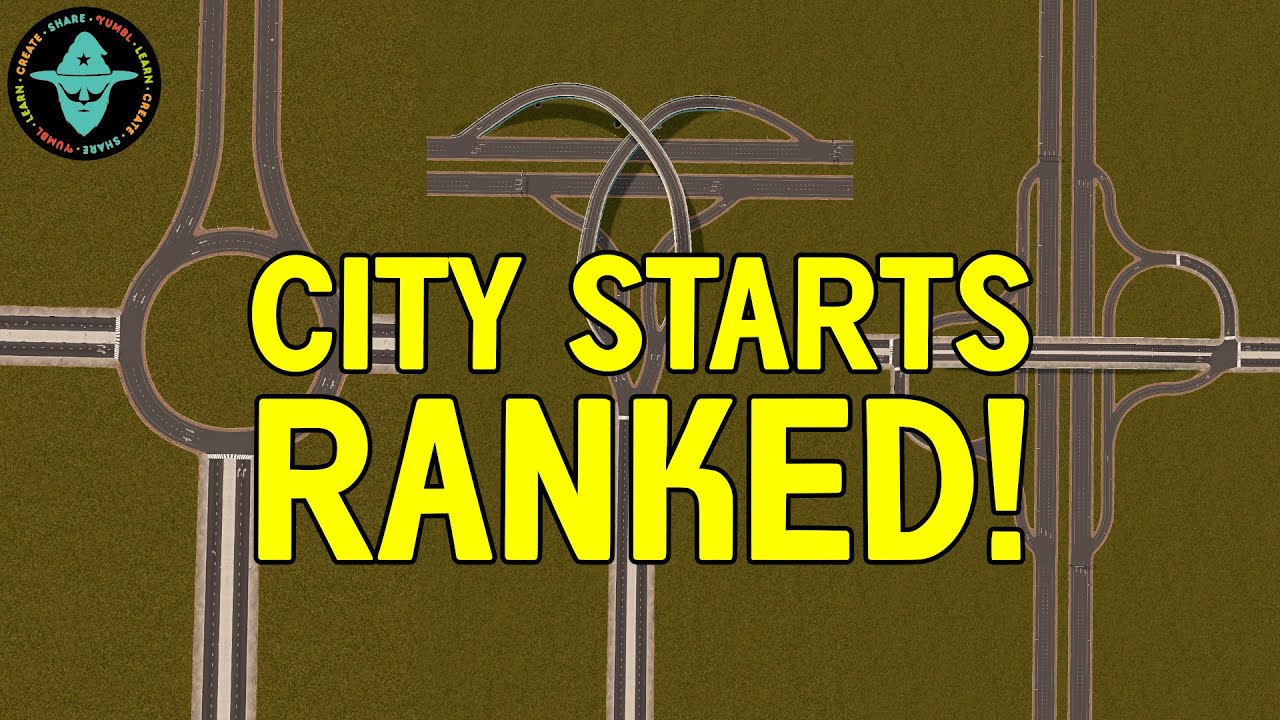 New Best City Starts RANKED! - How to start a city in Cities Skylines (no mods required)
