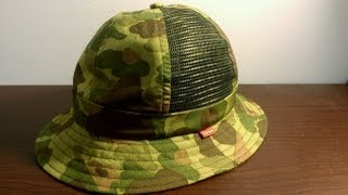 Supreme Side Mesh Camo Bell Hat Review Spring Summer 2012