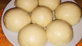 Fluffy Chinese Steamed Buns (Mantou 馒头) ，easy, round shape recipe