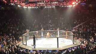 Burns DROPS Khamzat CHIMAEV UFC 273 CROWD REACTION