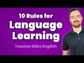 Ten rulestips for learning english or any language