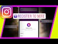 How to Use Instagram Register to Vote Sticker