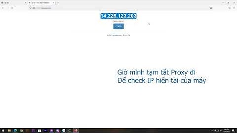 Hướng dẫn sử dụng Sock5 IPv6 tại Fire Fox