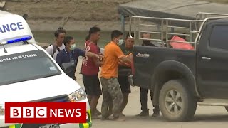 'People flee across Thailand border' after Myanmar air strikes - BBC News