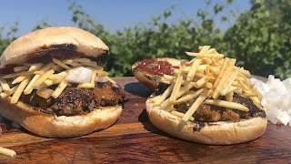 We tried making Miami frita Cuban burger 🍔