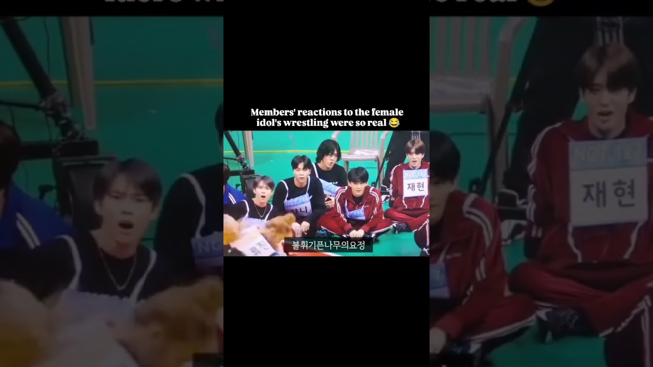NCT members watching girls fight 