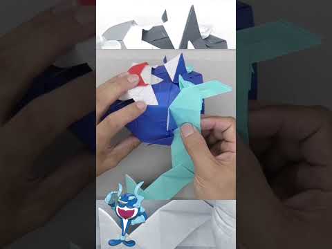 折り紙でイルカマン作ってみた#ポケモン折り紙#イルカマン#灯夏園#ポケモン#Palafin
