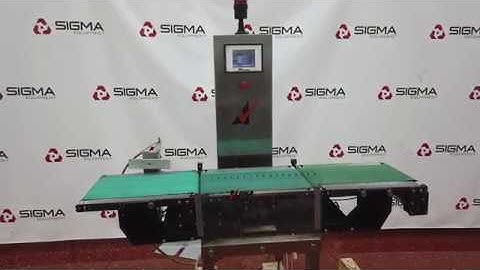 All-Fill Alpha Checkweighers PW-12 Checkweigher SIGMA Equipment