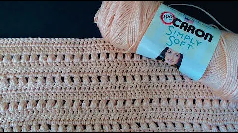 Crochet Blanket. Easy Crochet Pattern VERY QUICK b...