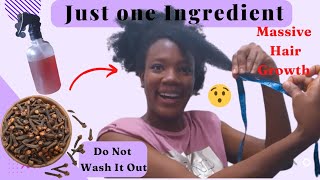 SHOCKING Grow Your Hair Like CRAZY Using Cloves the Right Way |Dont Wash It Out  cloves howto