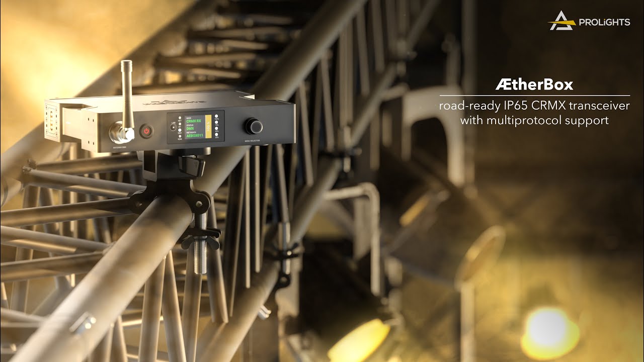 PROLIGHTS ÆtherBox | The Ultimate IP65 CRMX Transceiver