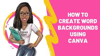 How to Create a Word Background Notebook Cover on Canva