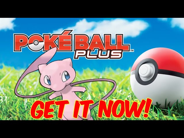 Pack Pokémon Let's Go : Poké Ball Plus Avec Mew Offert - Neuf Sous Blister - Nintendo Switch