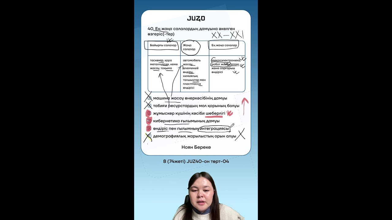 ГЕОГРАФИЯ | БЕРЕКЕ АПАЙ | НҰСҚА ТАЛДАУ