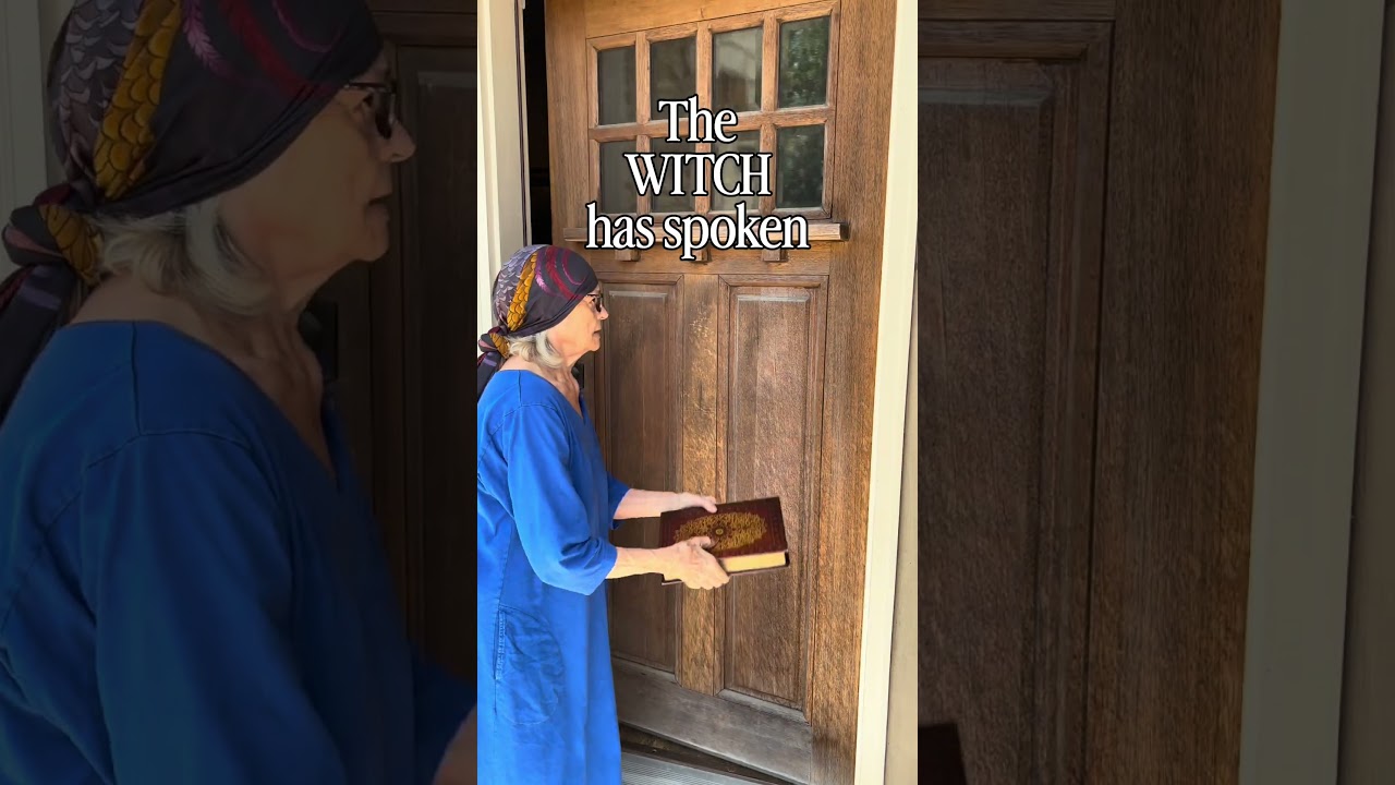 KNOCK KNOCK: Be prepared for the door knockers — This WITCH is ready!