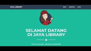 Presentasi Tugas besar | Pemrograman Berorientasi Objek | Aplikasi Perpustakaan Berbasis Web