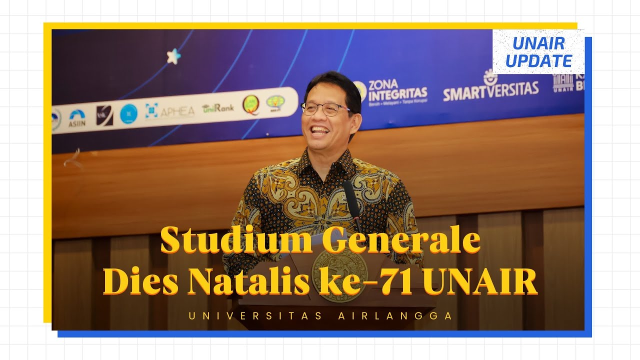 Menkeu Purbaya Uraikan Stabilitas Ekonomi di Studium Generale UNAIR | UNAIR Update