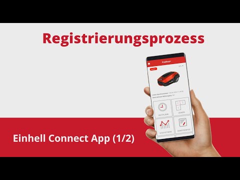 Einhell Connect App (1/2) | Registrierungsprozess Mähroboter