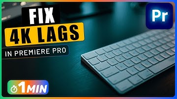 How to FIX LAGS When Editing 4K Videos in Premiere Pro