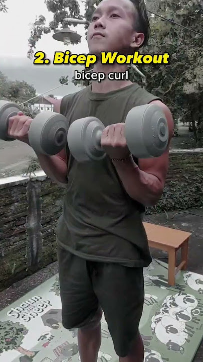 Cara Workout menggunakan dumbbell #short