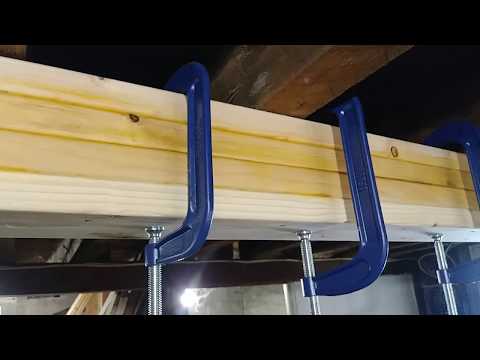 Building a Glulam Beam in Place - Termite Repair