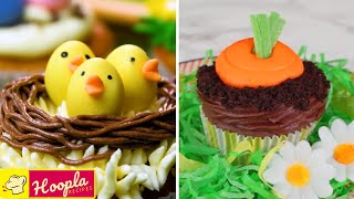 SO YUMMY! Easter BUNNY Cakesicles  Carrot Dessert | Easter Egg Cookies - Hoopla Recipes