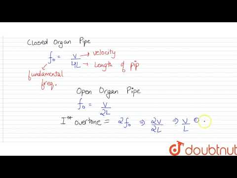 Video: I en stängd orgelpipa frekvensen av fundamental?