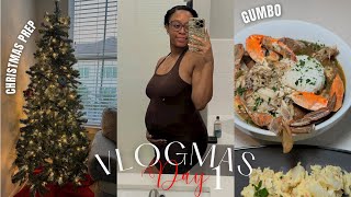 VLOGMAS DAY:1 Cook with me | Chill vibes + Christmas prep | Kelsea Raé