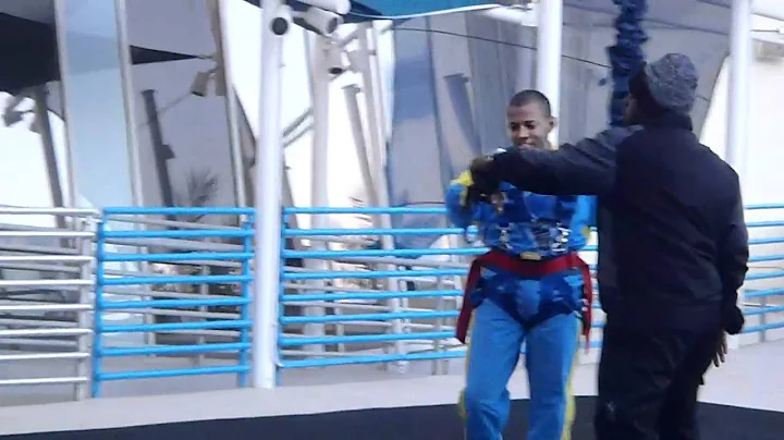 Las Vegas Stratosphere Sky Jump: My wife recorded this from the ground