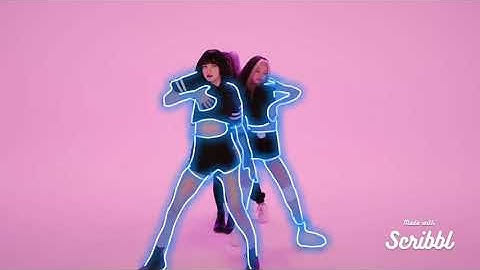 (Blackpink how you like that) scribble effect