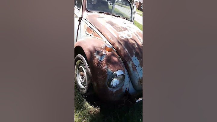I bought my first car last year my dream car 1968 VW beetle baby 🤘