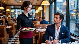 Billionaire Single Dad Protects a Shy Waitress… Then He Sees Her Somewhere Unexpected