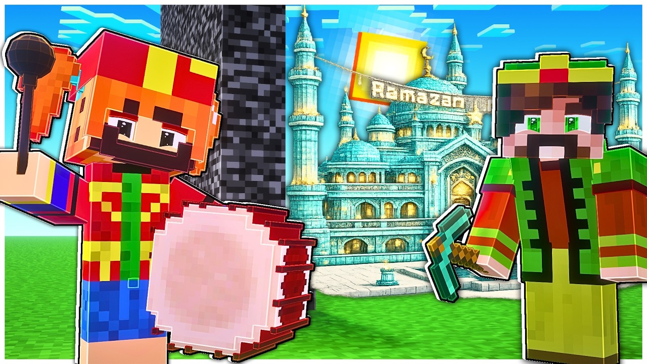 RAMAZAN ÖZEL YAPI KAPIŞMASI YAPTIK! 🌙 - Minecraft