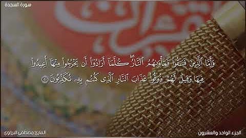 سورة السجدة كامله🎧 تلاوة تبكى الحجر 😭 القرآن الكريم بصوت جميل جدا 💚