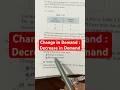 Change in Demand : Increase in Demand #yt #economics #trending #microeconomics #education #ugcnet